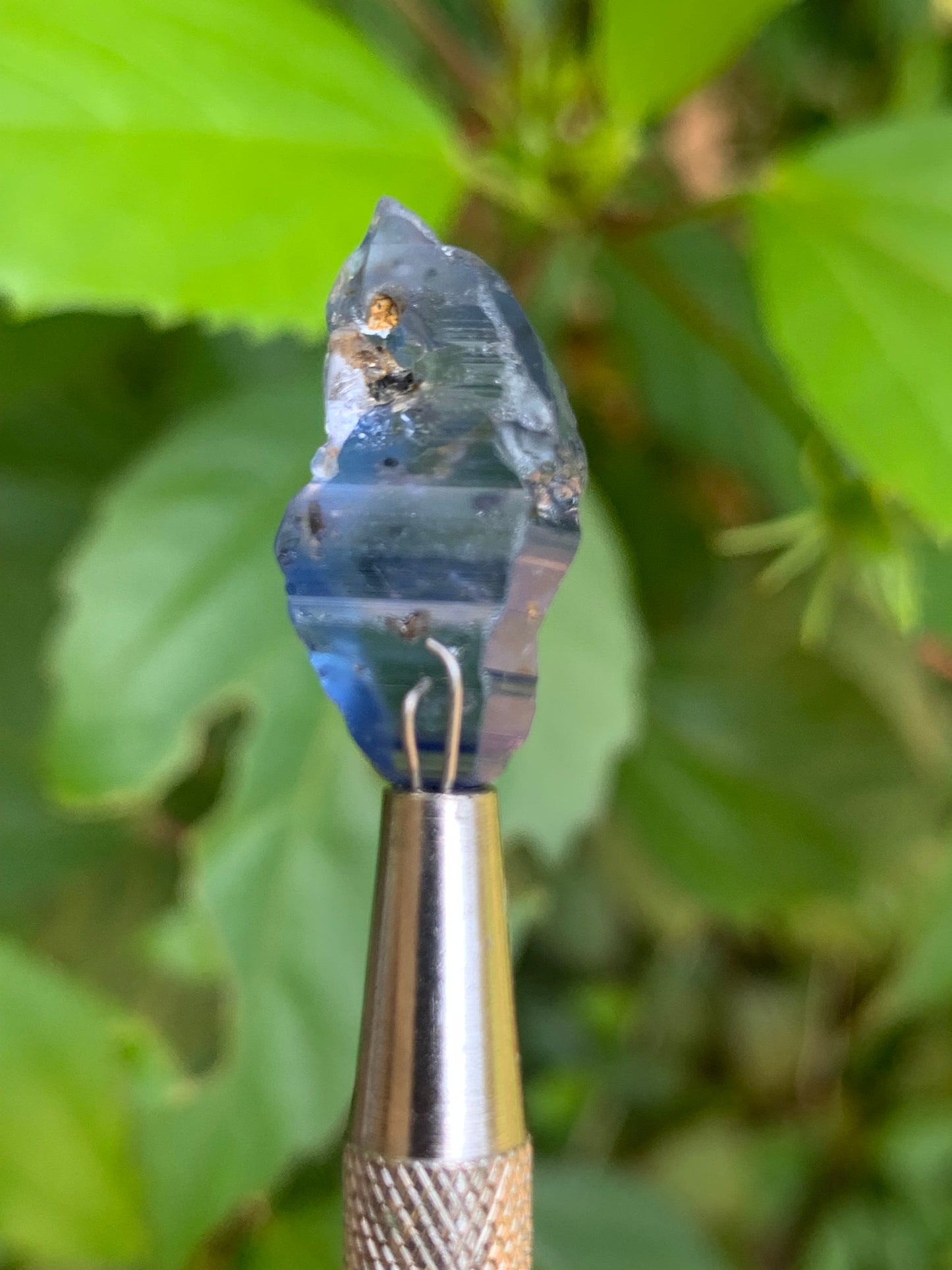 Rare Sapphire Crystal 13.92ct - Natural Hexagonal Crystal - Sri Lanka Origin - Healing Crystal