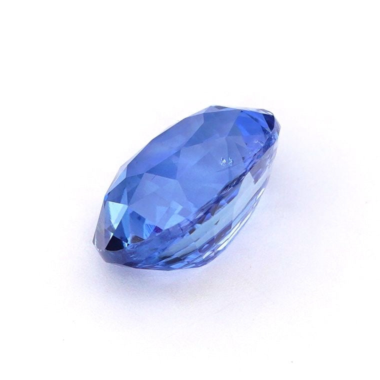 Unheated Coneflower Blue Sapphire 2.54 Ct - Natural Oval Gem from Sri Lanka