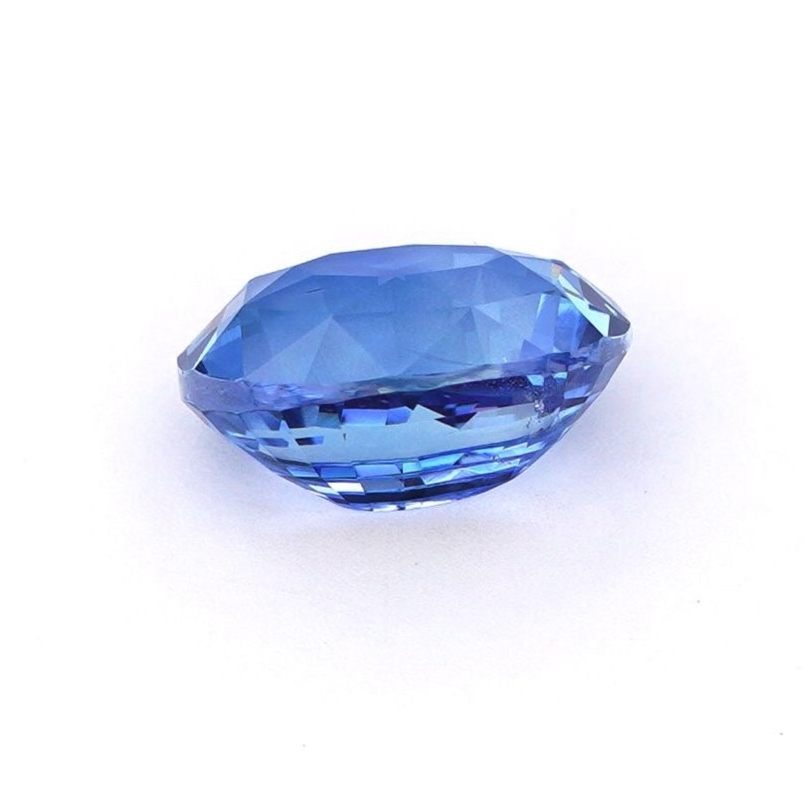 Unheated Coneflower Blue Sapphire 2.54 Ct - Natural Oval Gem from Sri Lanka
