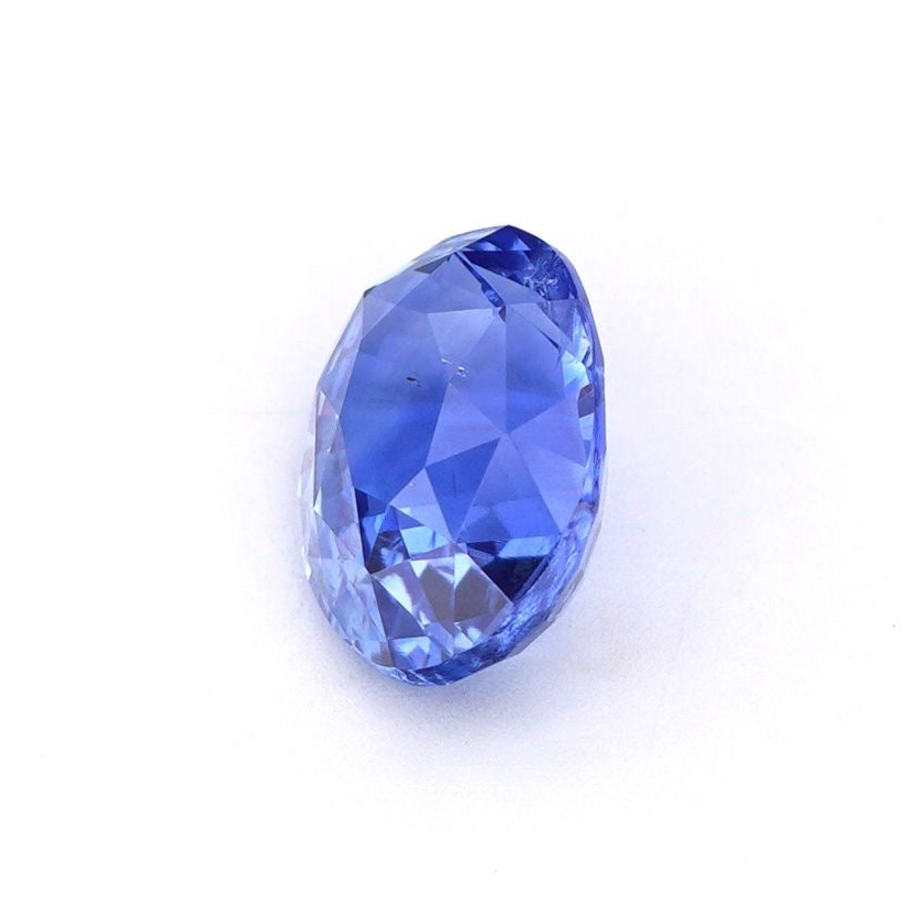 Unheated Coneflower Blue Sapphire 2.54 Ct - Natural Oval Gem from Sri Lanka