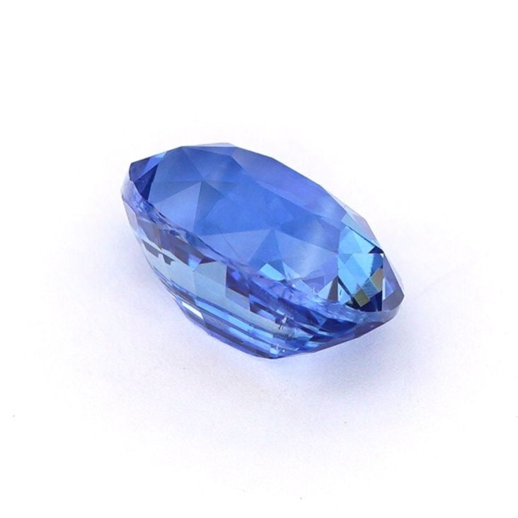 Unheated Coneflower Blue Sapphire 2.54 Ct - Natural Oval Gem from Sri Lanka