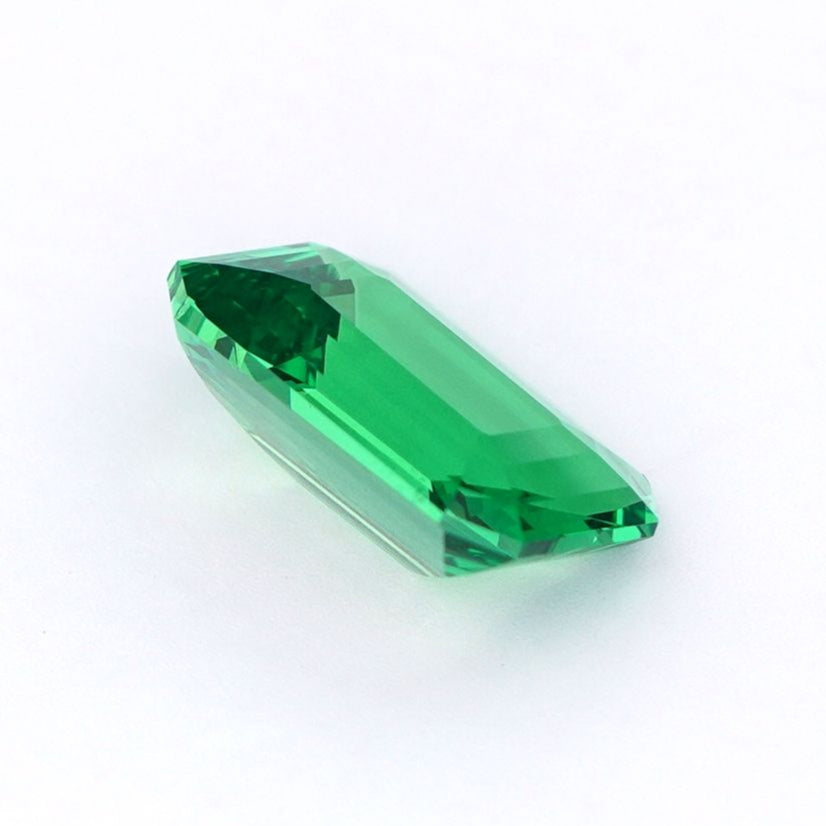 2.57 Ct Unheated Tsavorite Garnet – Emerald Cut - Vivid Green - Natural Gemstone - Luxury Gemstone