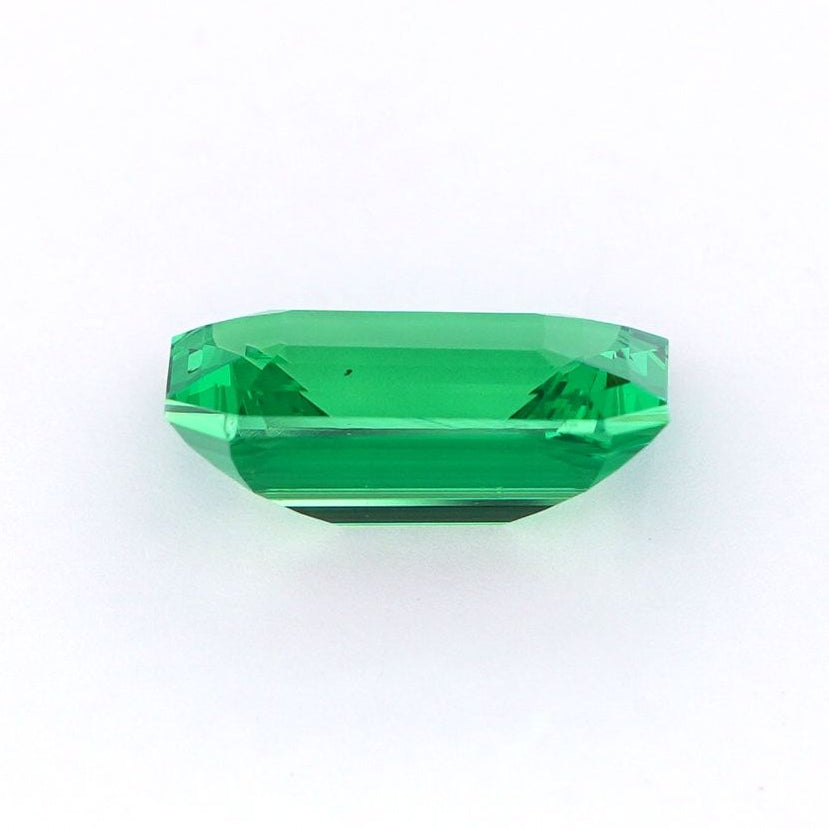 2.57 Ct Unheated Tsavorite Garnet – Emerald Cut - Vivid Green - Natural Gemstone - Luxury Gemstone