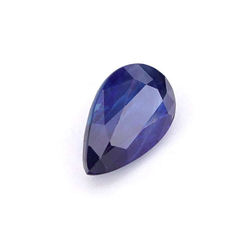 Natural Royal Blue Sapphire 1.12 Ct – Pear Cut - Jewelry Making - Ceylon Sapphire