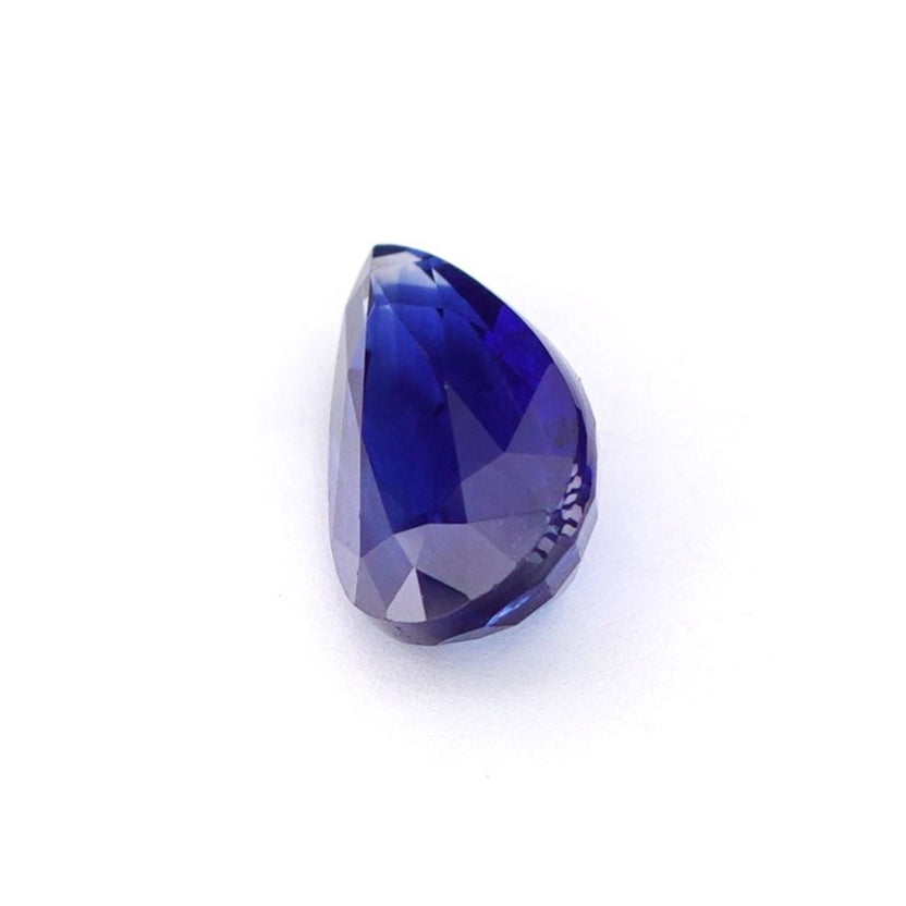 Natural Royal Blue Sapphire 1.12 Ct – Pear Cut - Jewelry Making - Ceylon Sapphire