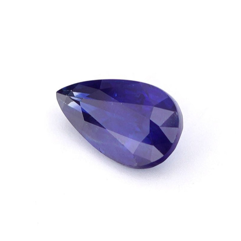 Natural Royal Blue Sapphire 1.12 Ct – Pear Cut - Jewelry Making - Ceylon Sapphire