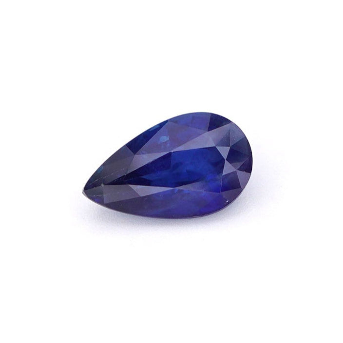 Natural Royal Blue Sapphire 1.12 Ct – Pear Cut - Jewelry Making - Ceylon Sapphire