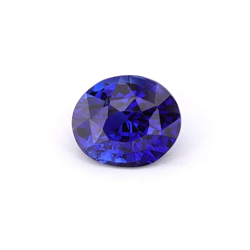 Natural Royal Blue Sapphire 1.02 Ct - Elegant Oval Cut- Customized Jewelry