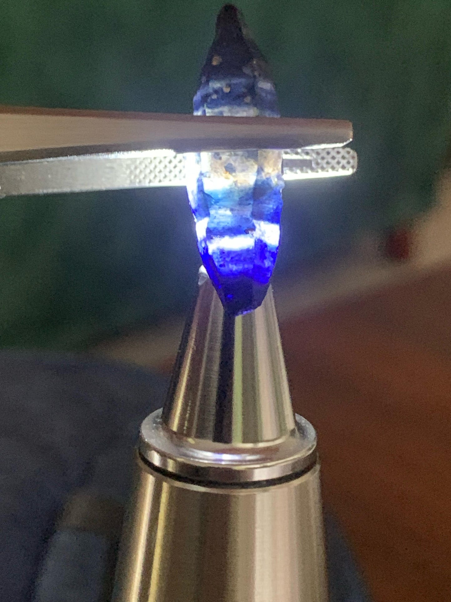 Rare Sapphire Crystal 13.92Ct - Natural Hexagonal Crystal - Sri Lanka - Natural Corundum- Healing