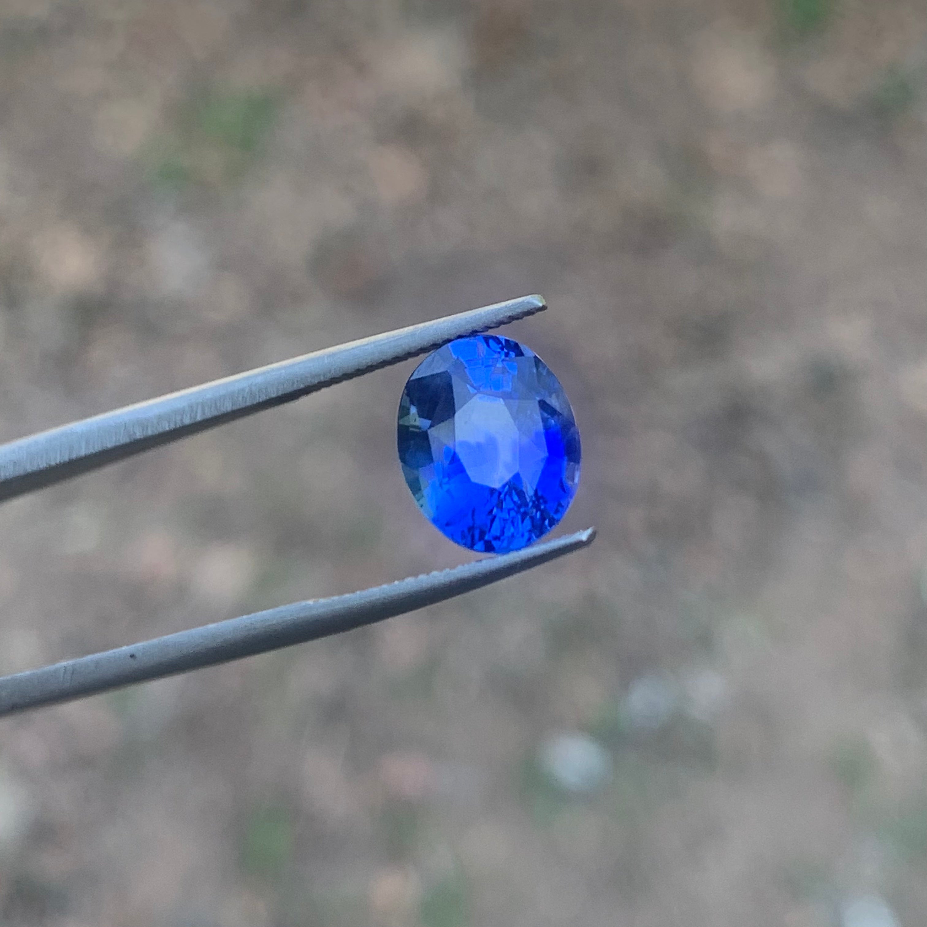 Royal Blue Sapphire 3.05 ct Oval – Sri Lanka