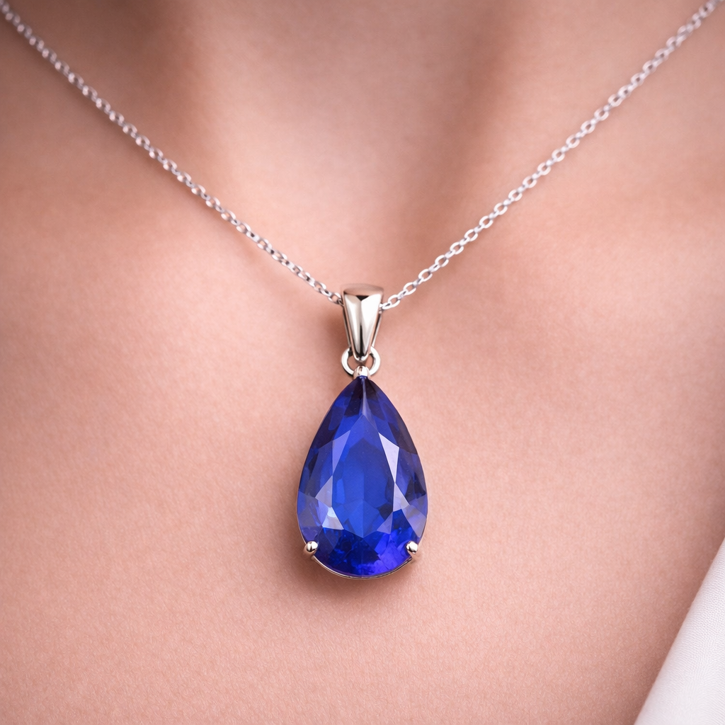 Royal Blue Sapphire 1.12 ct Pear – Sri Lanka