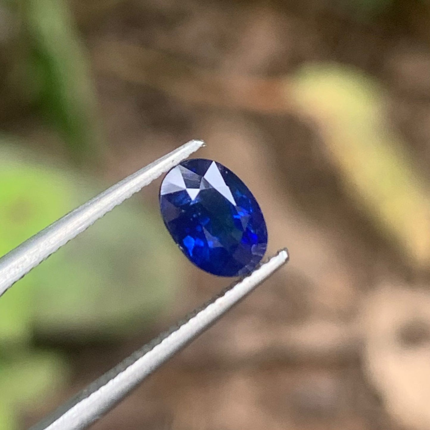 Natural Blue Sapphire - 1.08ct Heated Ceylon Oval Mixed Cut