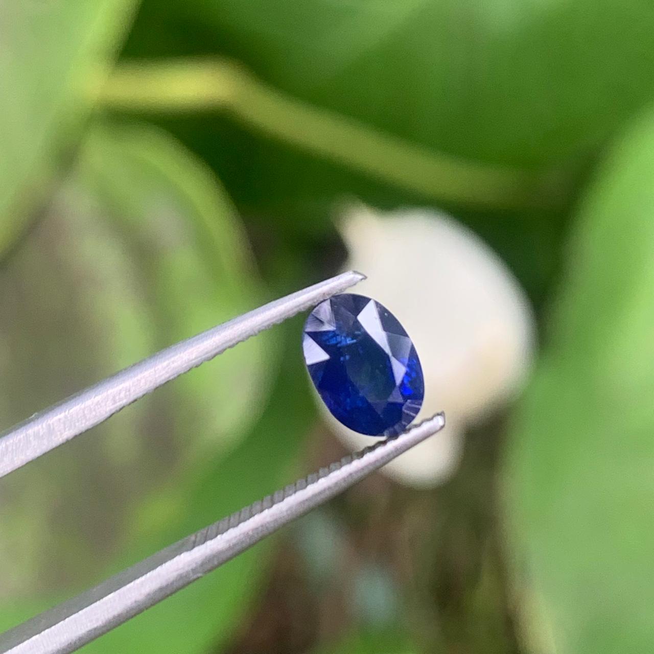 Natural Blue Sapphire - 1.08ct Heated Ceylon Oval Mixed Cut