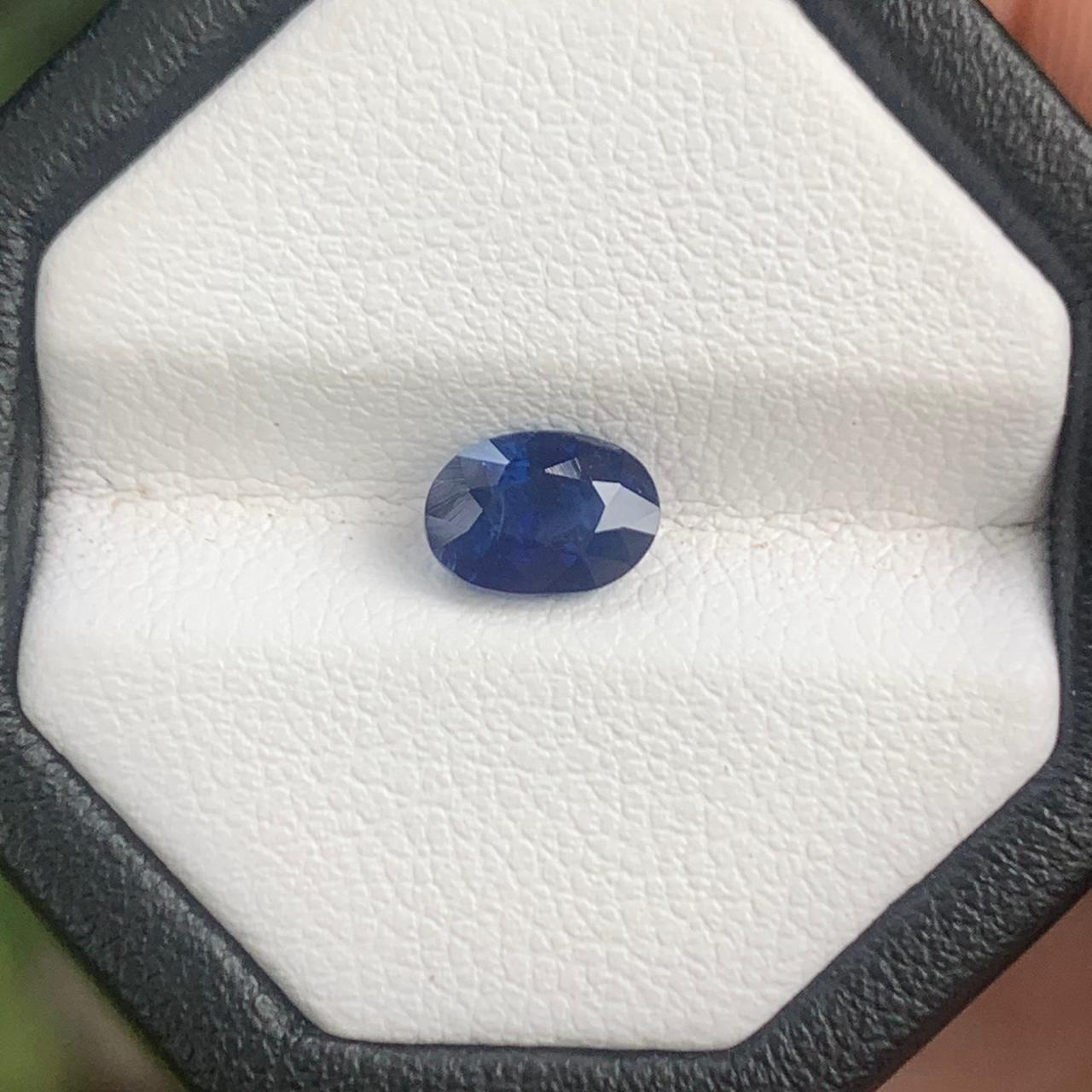 Natural Blue Sapphire - 1.08ct Heated Ceylon Oval Mixed Cut