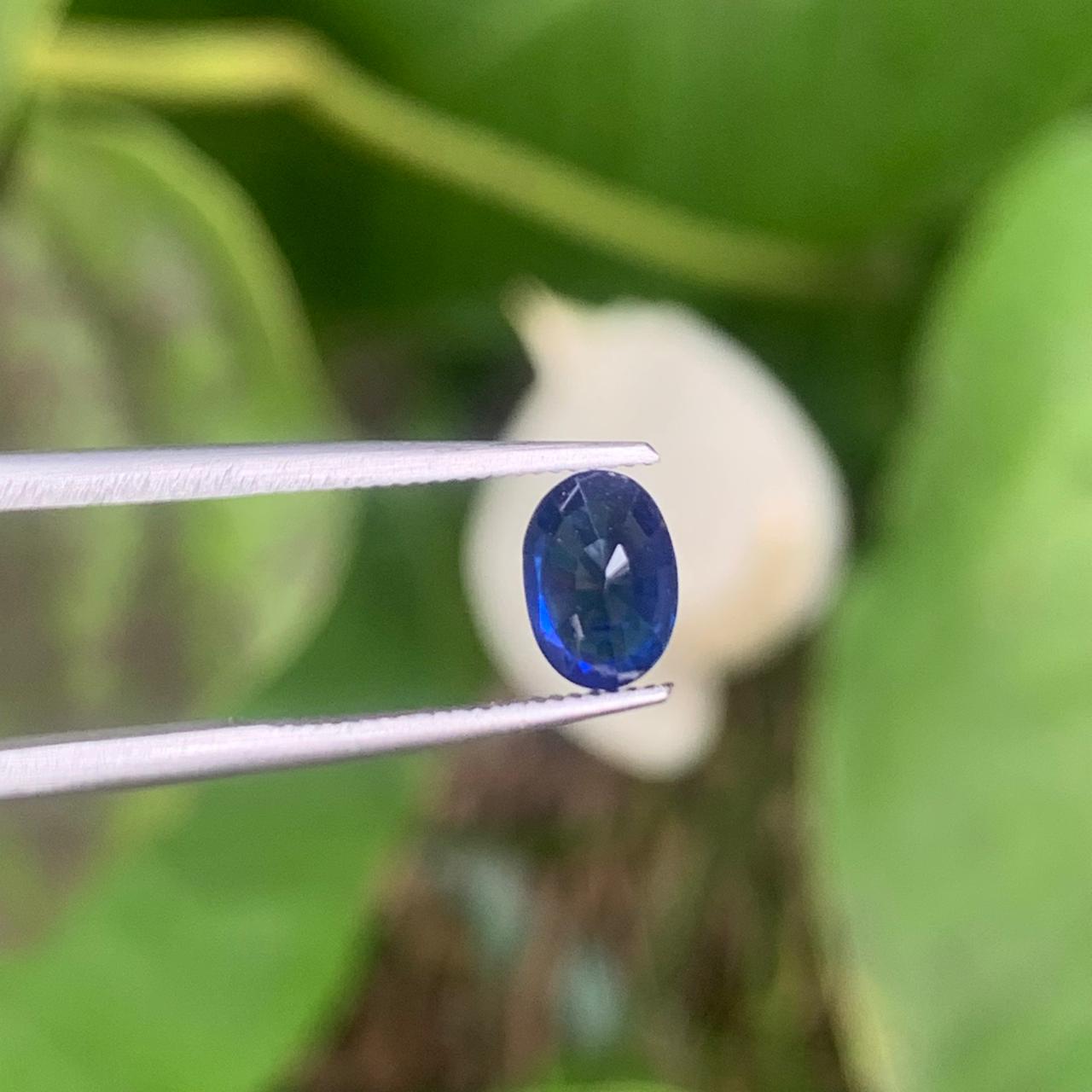 Natural Blue Sapphire - 1.08ct Heated Ceylon Oval Mixed Cut