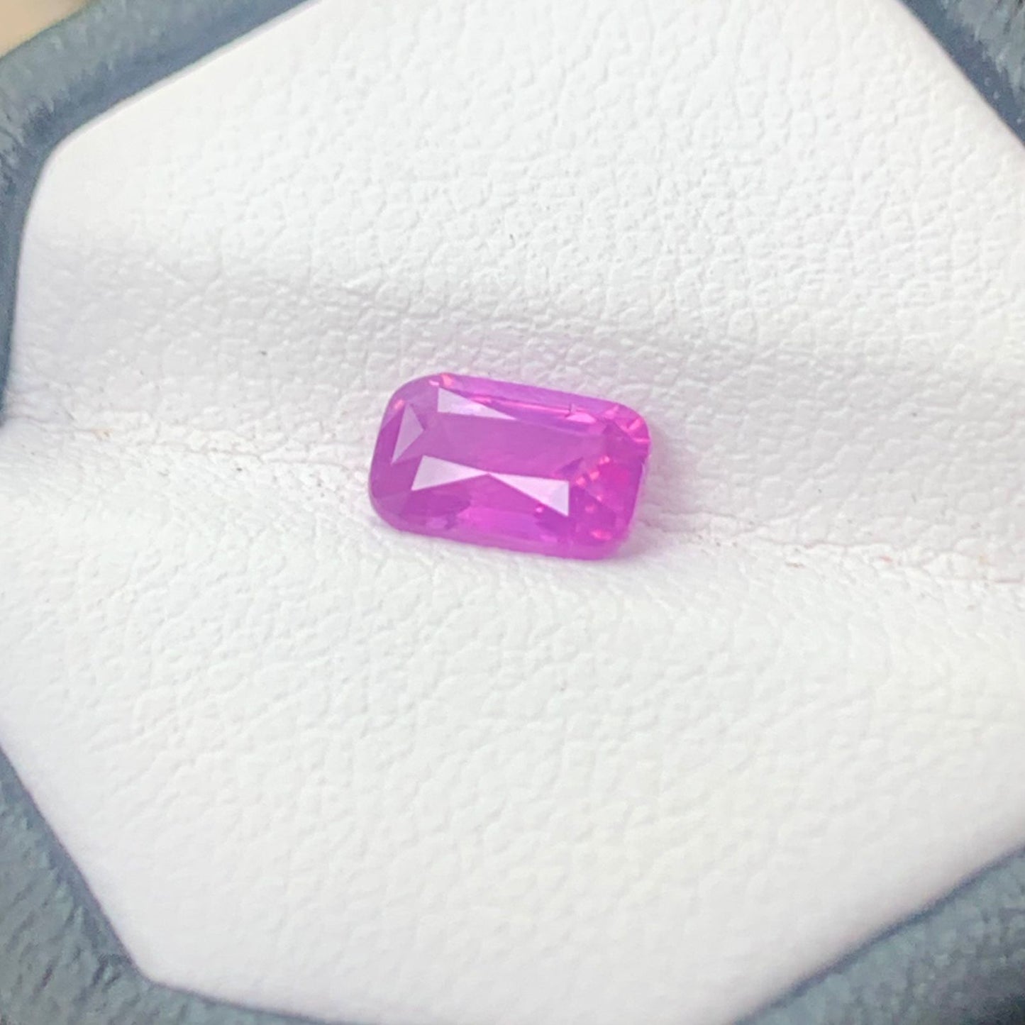 Natural Pink Sapphire - 1.09ct Unheated Ceylon Rectangular Cushion