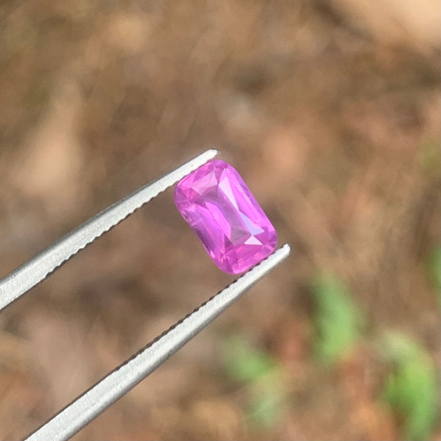 Natural Pink Sapphire - 1.09ct Unheated Ceylon Rectangular Cushion