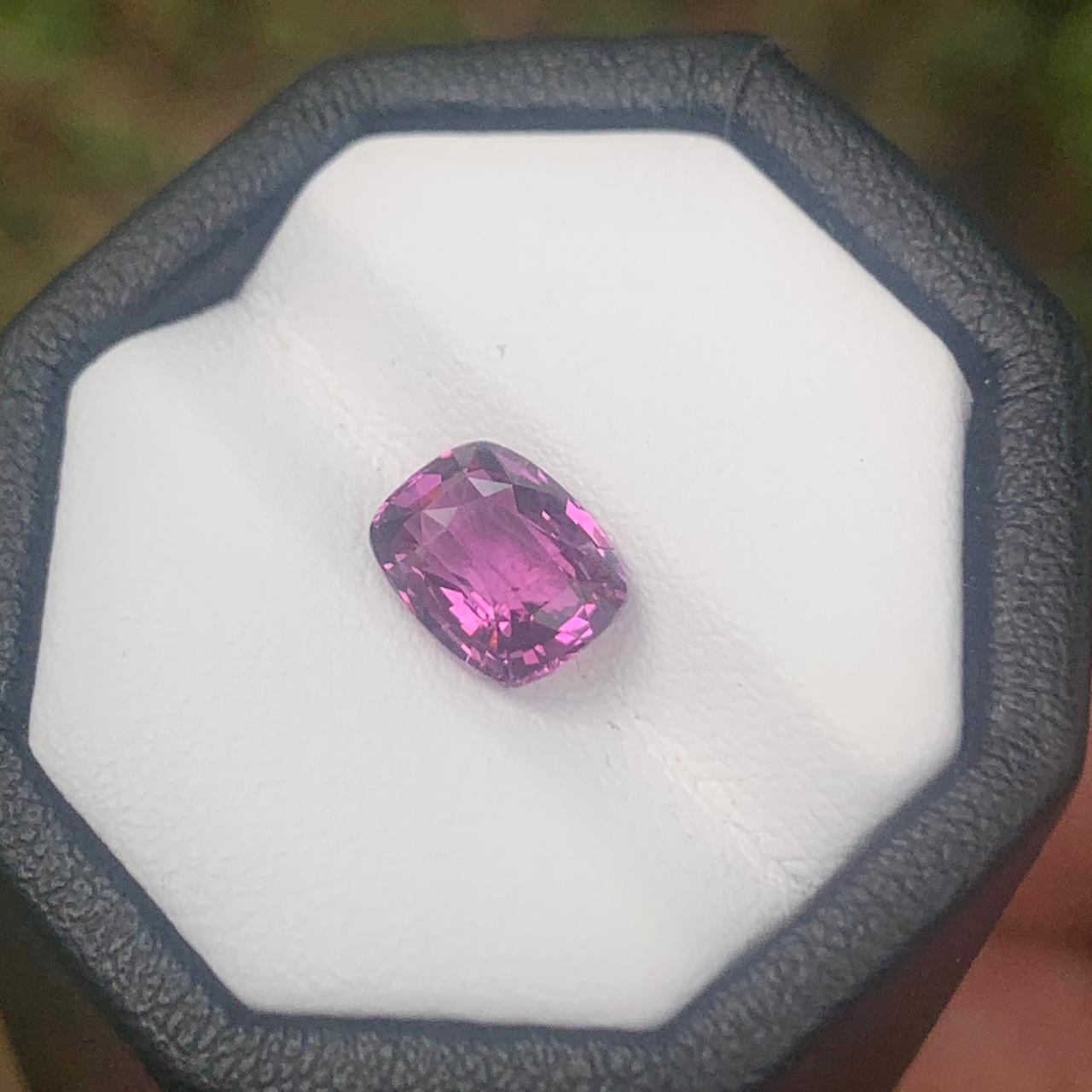 Pink Sapphire 2.07 ct Rectangular Cushion