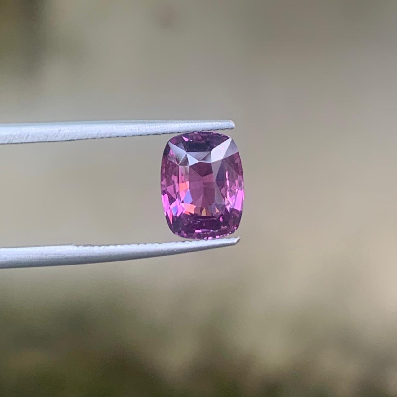 Pink Sapphire 2.07 ct Rectangular Cushion