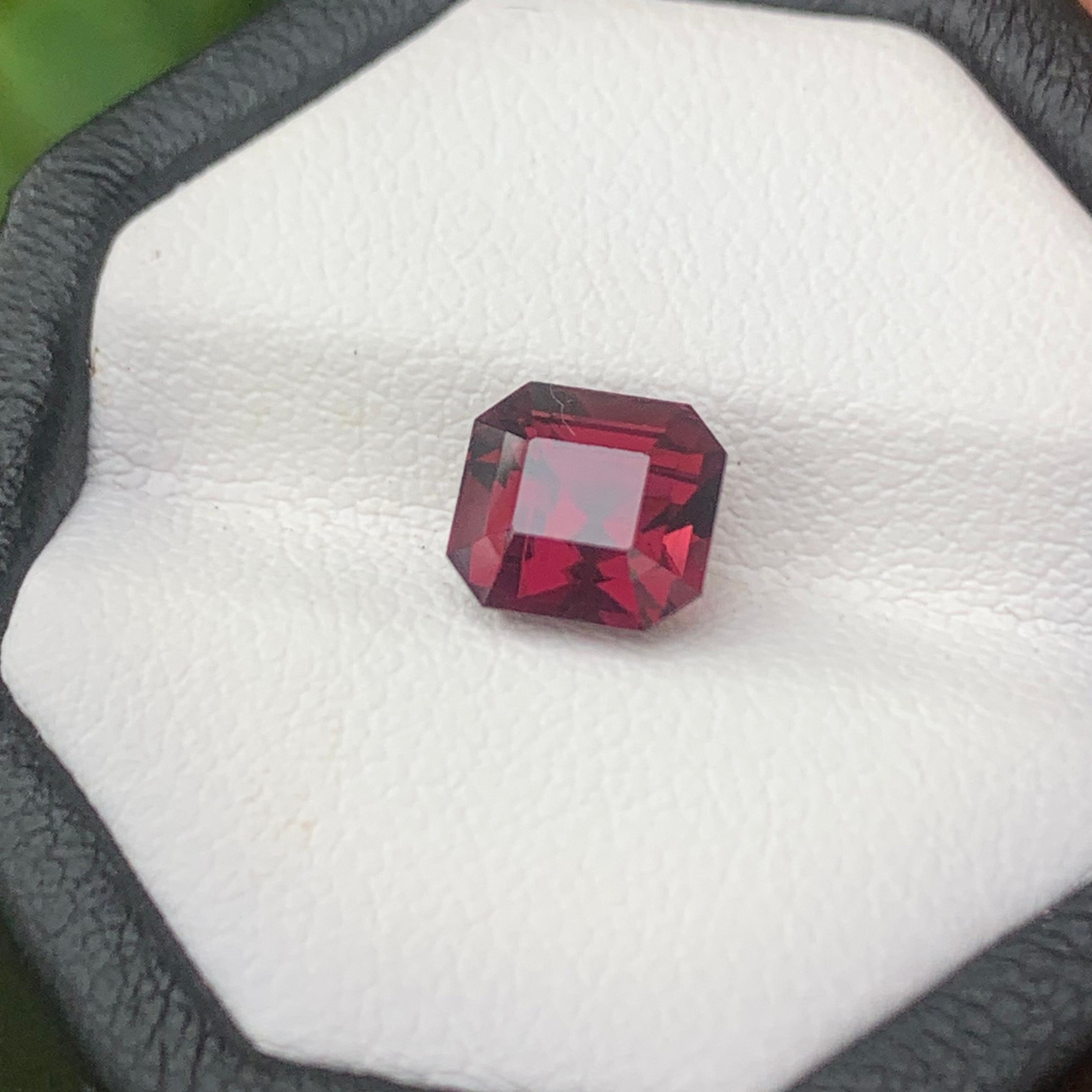 Natural Red Spinel 2.04 ct Octagon