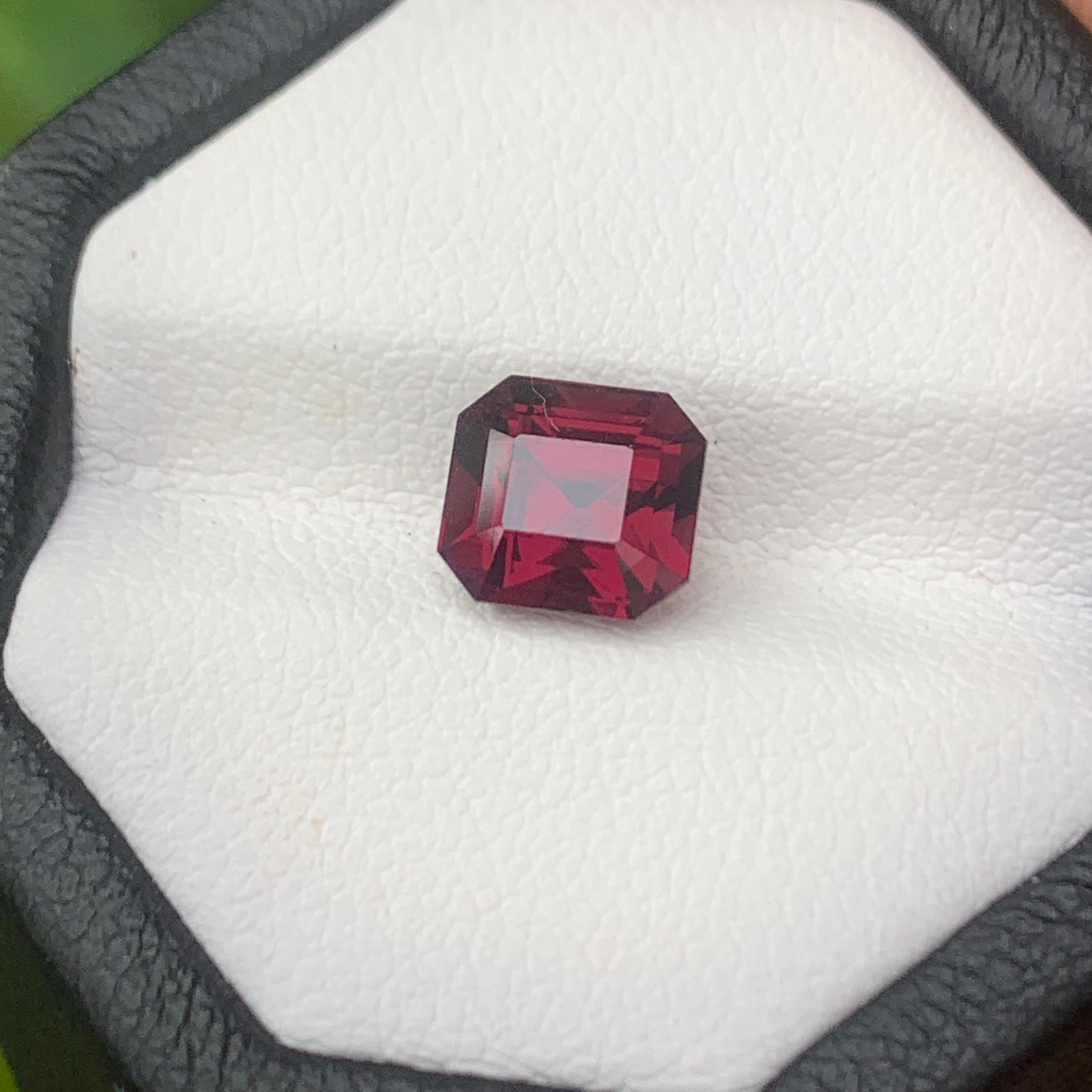 Natural Red Spinel 2.04 ct Octagon