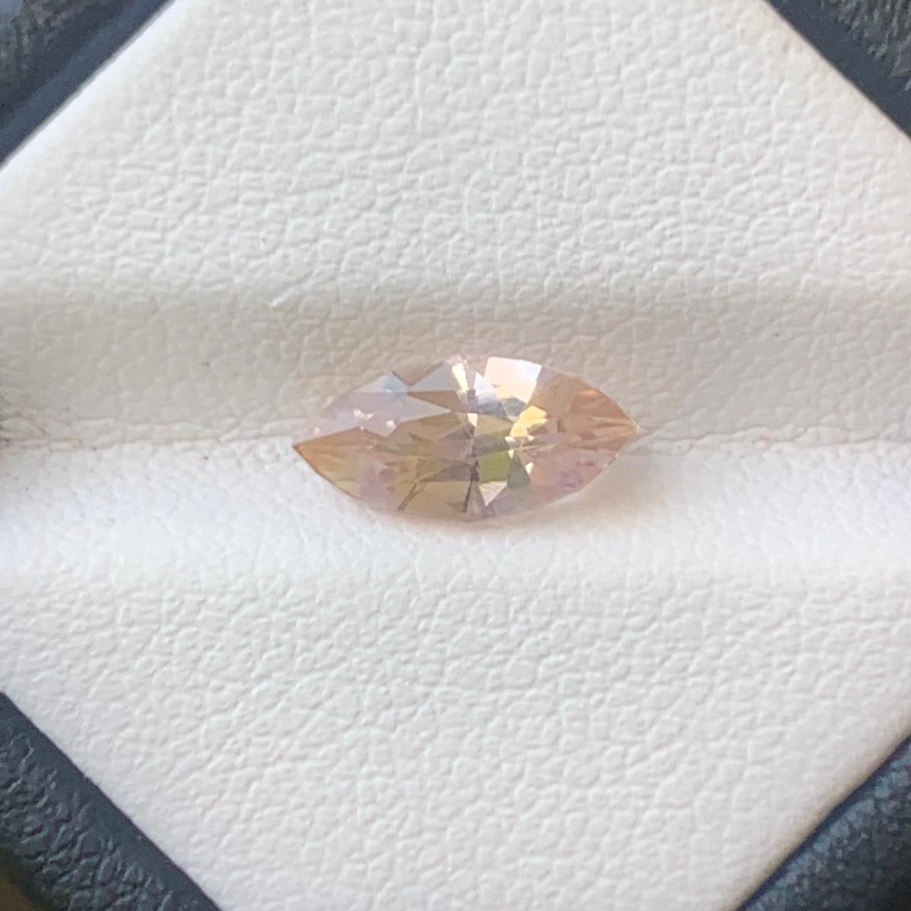Unheated Peach Sapphire 1.60 ct Marquise – Sri Lanka