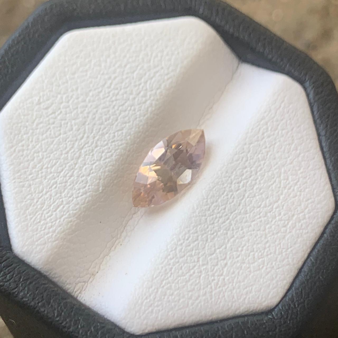 Unheated Peach Sapphire 1.60 ct Marquise – Sri Lanka