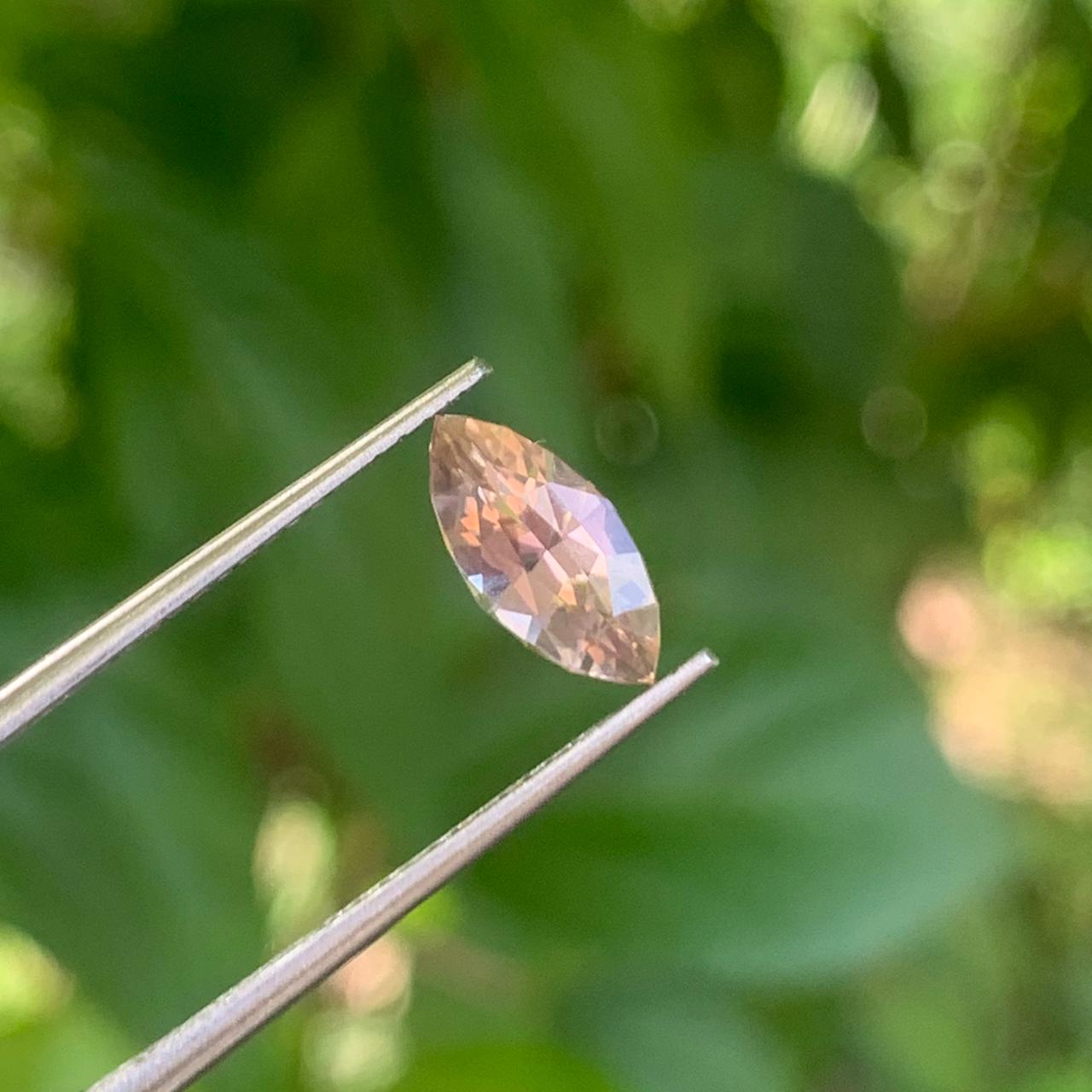 Unheated Peach Sapphire 1.60 ct Marquise – Sri Lanka