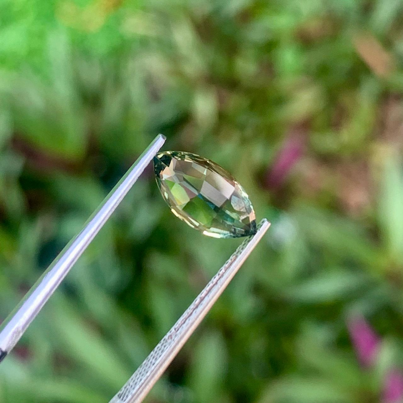 Unheated Teal Green Sapphire 2.53 ct Marquise – Madagascar