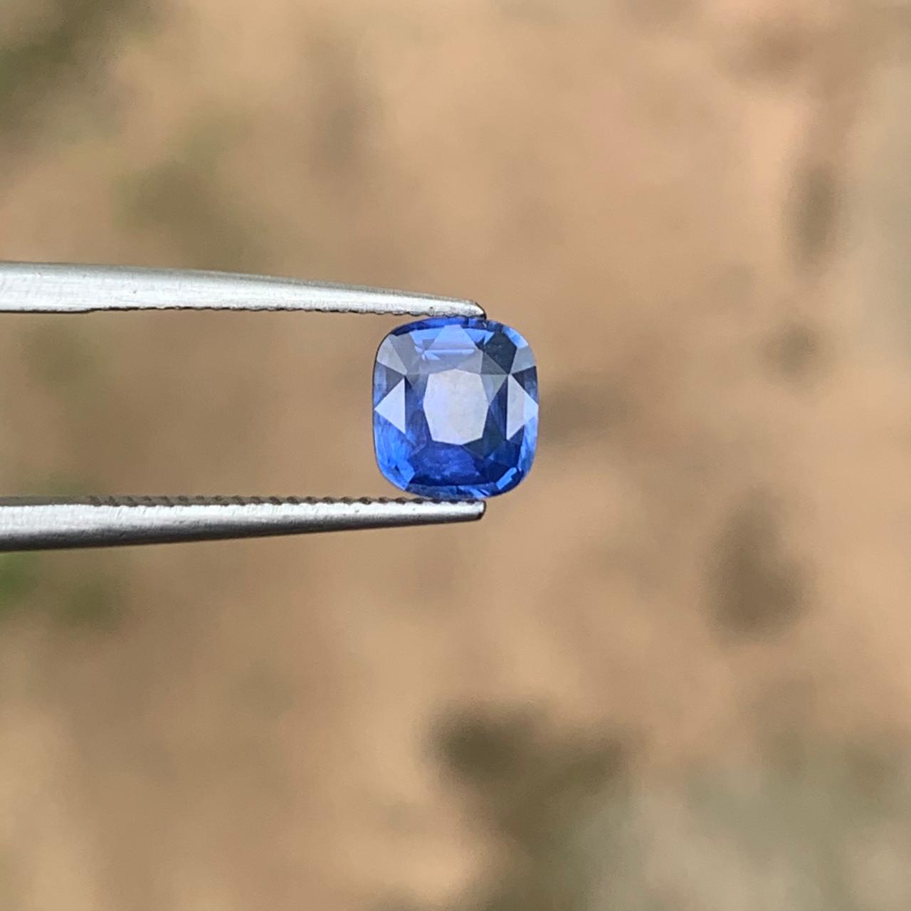 Unheated Vivid Blue Sapphire 1.03ct Cushion – Sri Lanka