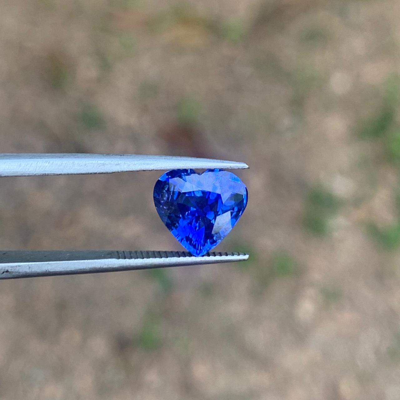 Royal Blue Sapphire 3.05 ct Heart – Sri Lanka