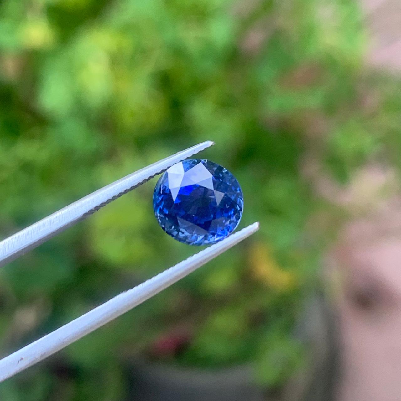 Unheated Cornflower Blue Sapphire 3.72 ct Oval – Sri Lanka