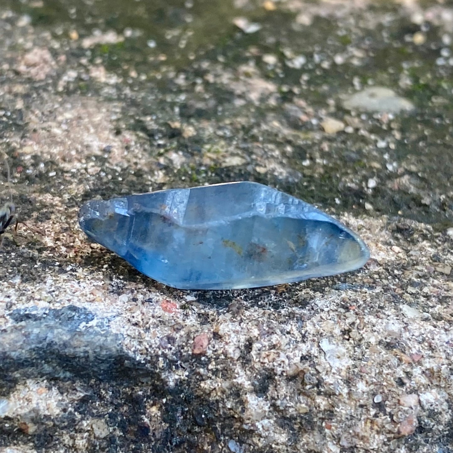 Natural Blue Sapphire Crystal 16.75 Ct – Healing Stone | Glassy Body | Rare Collector’s Gem"