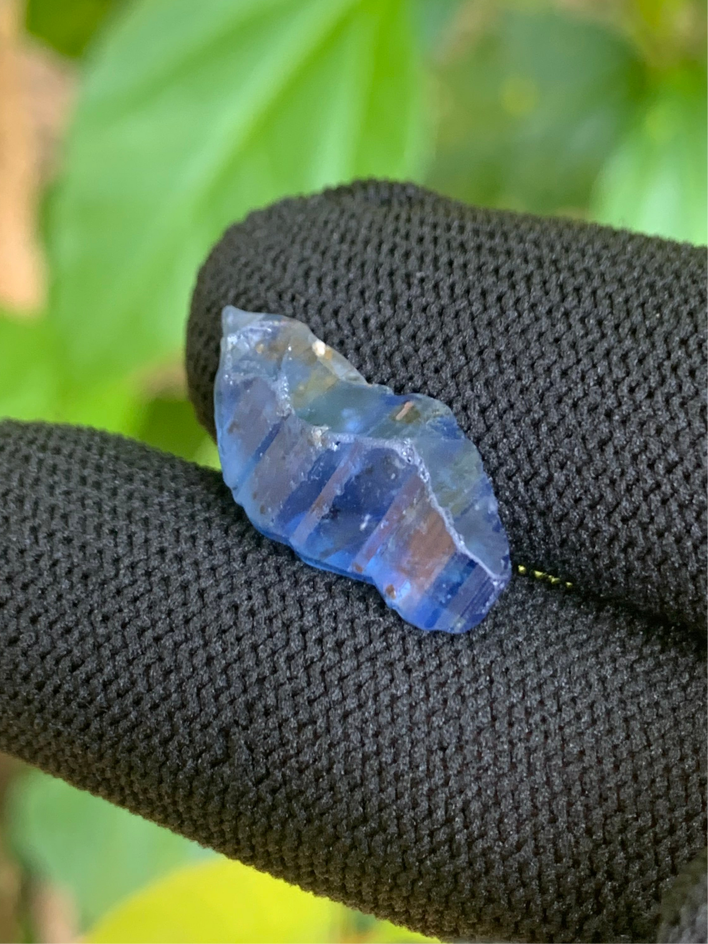 Rare Sapphire Crystal 13.92ct - Natural Hexagonal Crystal - Sri Lanka Origin - Healing Crystal
