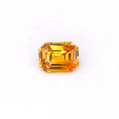Natural Yellow Sapphire 1.01 Ct – Emerald Shape| Natural Ceylon Gemstone
