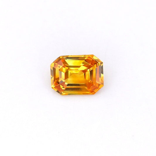 Natural Yellow Sapphire 1.01 Ct – Emerald Shape| Natural Ceylon Gemstone