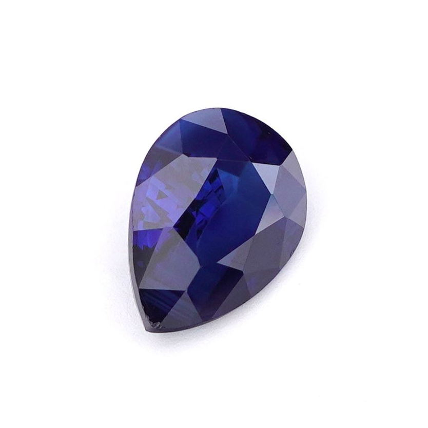 Natural Royal Blue Sapphire 1.21 Ct - Elegant Pear Cut