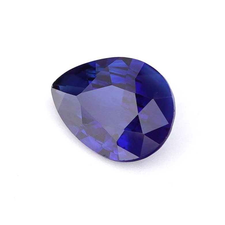 Natural Royal Blue Sapphire 1.21 Ct - Elegant Pear Cut
