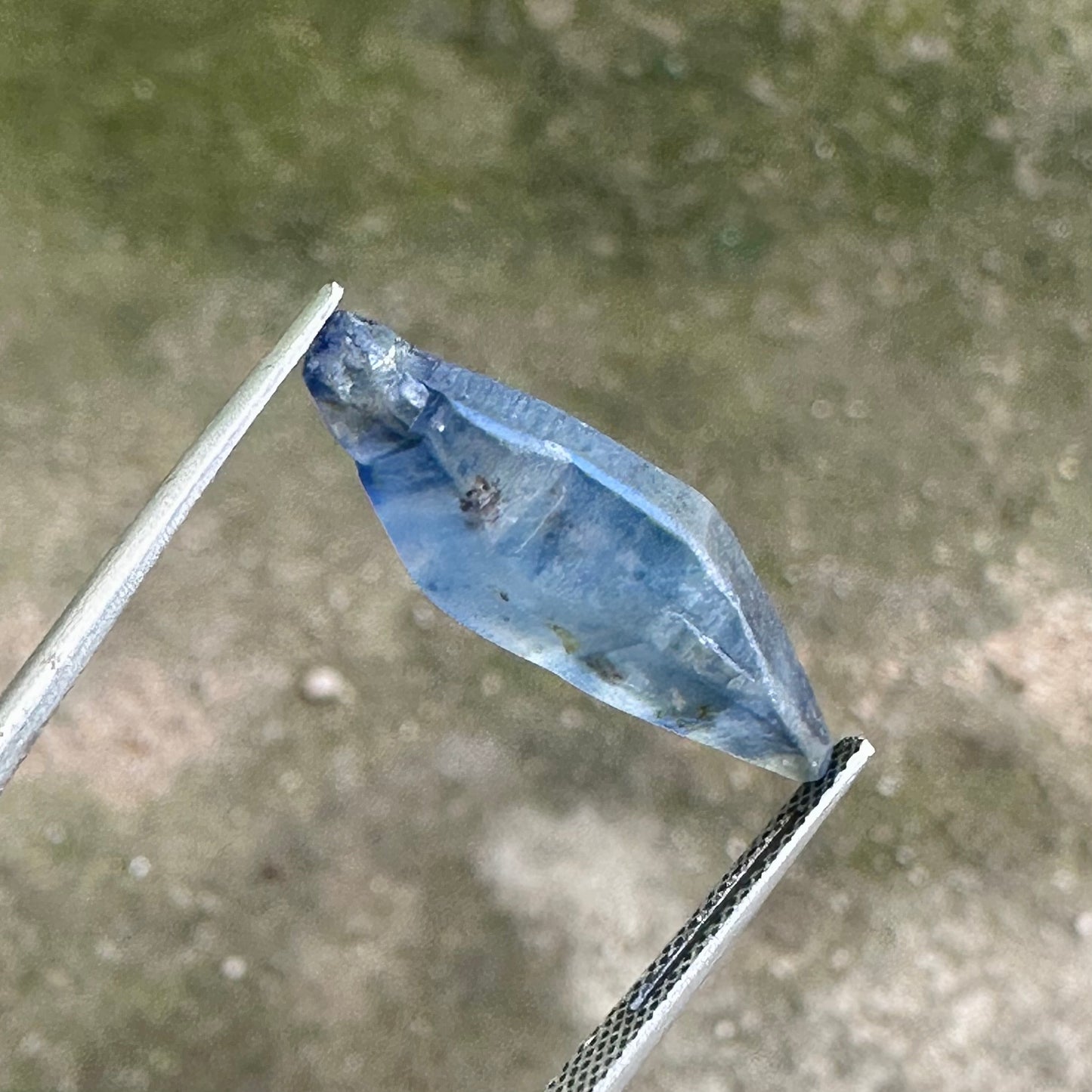 Natural Blue Sapphire Crystal 16.75 Ct – Healing Stone | Glassy Body | Rare Collector’s Gem"