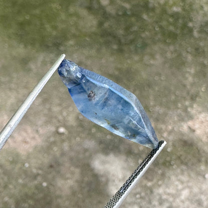 Natural Blue Sapphire Crystal 16.75 Ct – Healing Stone | Glassy Body | Rare Collector’s Gem"