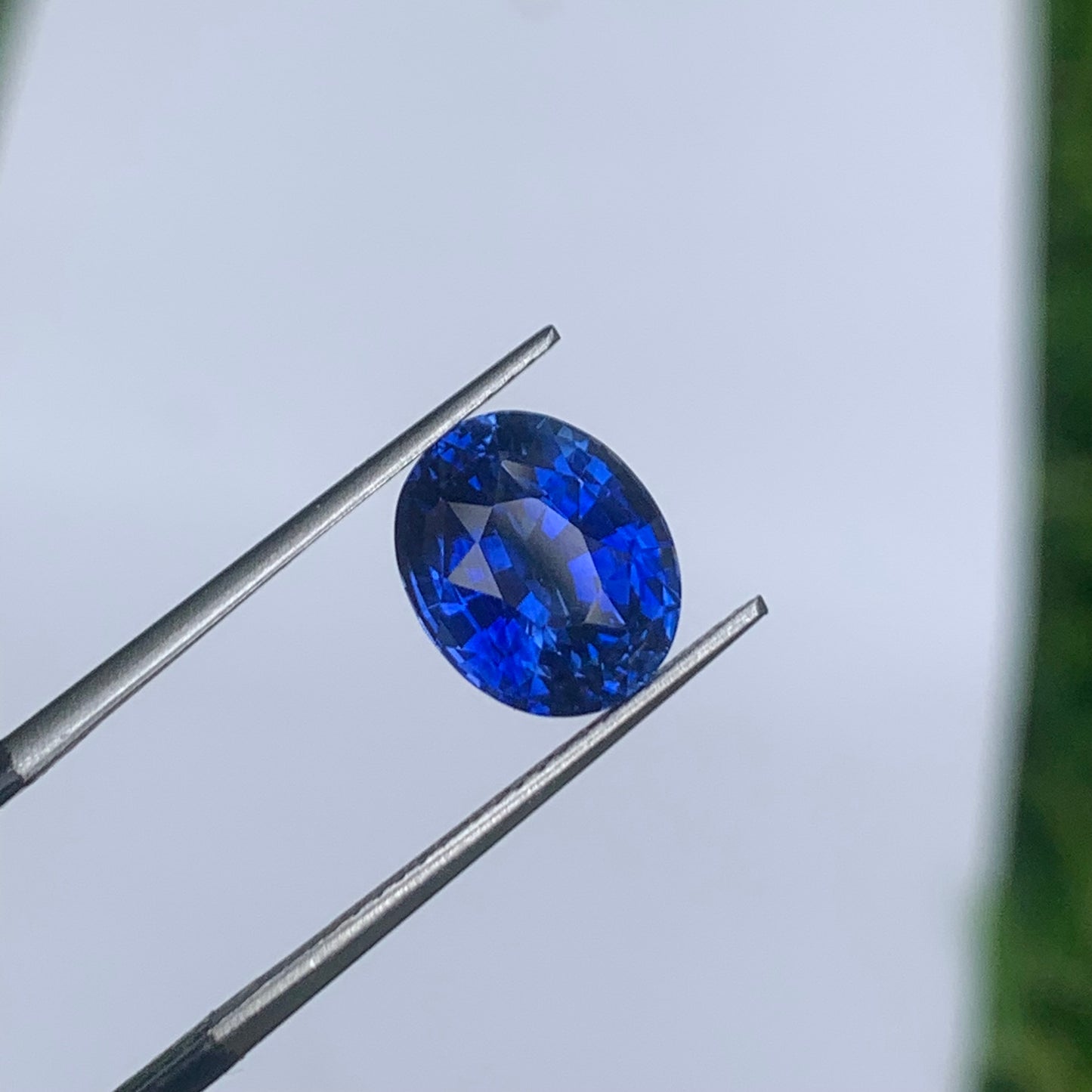 5.54 Ct Flawless Cornflower Blue Sapphire | Ceylon Origin Blue Sapphire