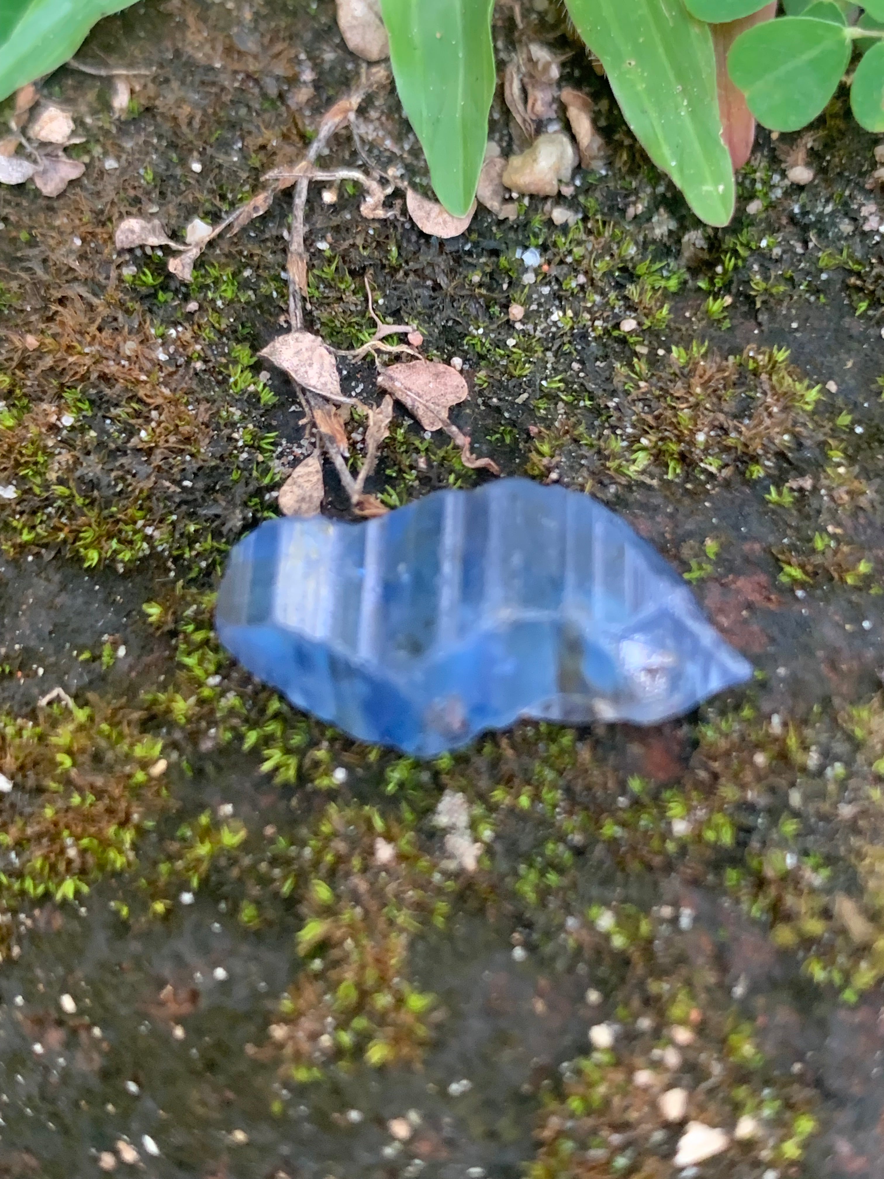 Natural Blue Sapphire Crystal 13.92 ct, Rough Gemstone – Sri Lanka