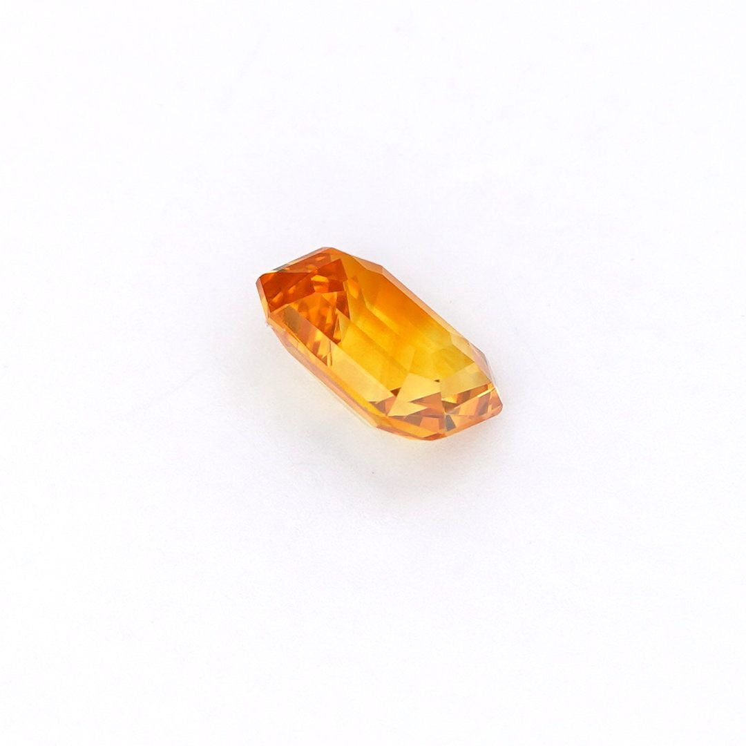 Natural Yellow Sapphire 1.01 Ct – Emerald Shape| Natural Ceylon Gemstone