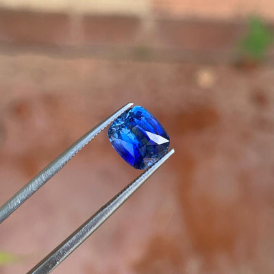 Blue Sapphire 3.07 ct Cushion - Sri Lanka