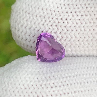 Unheated Purple Sapphire 1.47 ct Heart – Sri Lanka