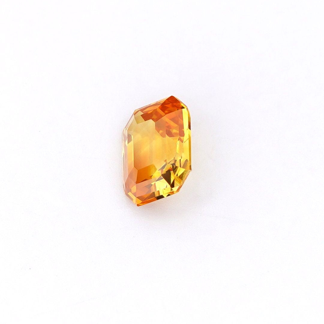 Natural Yellow Sapphire 1.01 Ct – Emerald Shape| Natural Ceylon Gemstone