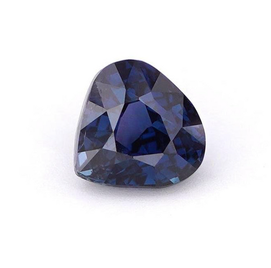 1.06 Carat Blue Sapphire – Unheated Heart Style Pear Cut - Natural Corundum