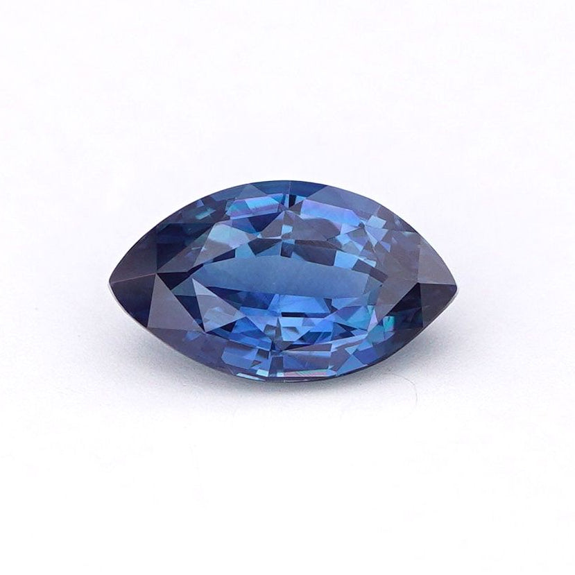 Elegant Marquise Shape Blue Sapphire – 1.09 Ct, Natural & Unheated