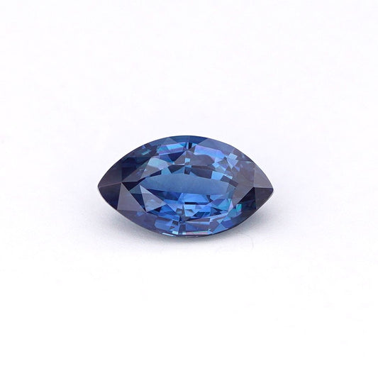 Elegant Marquise Shape Blue Sapphire – 1.09 Ct, Natural & Unheated