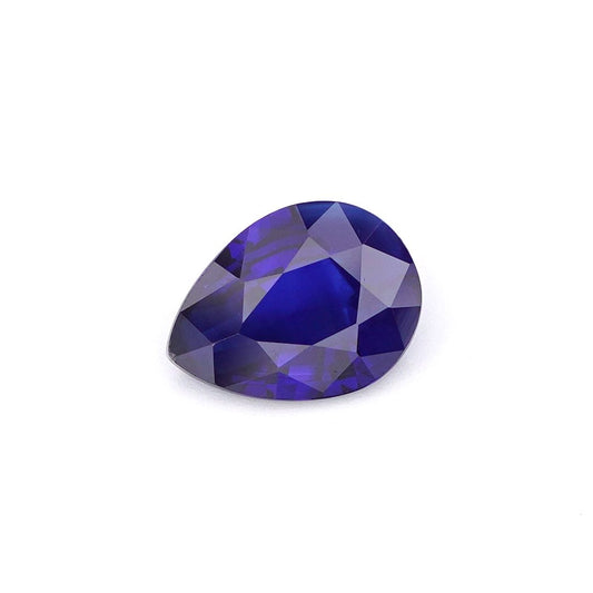 Natural Royal Blue Sapphire 1.21 Ct - Elegant Pear Cut
